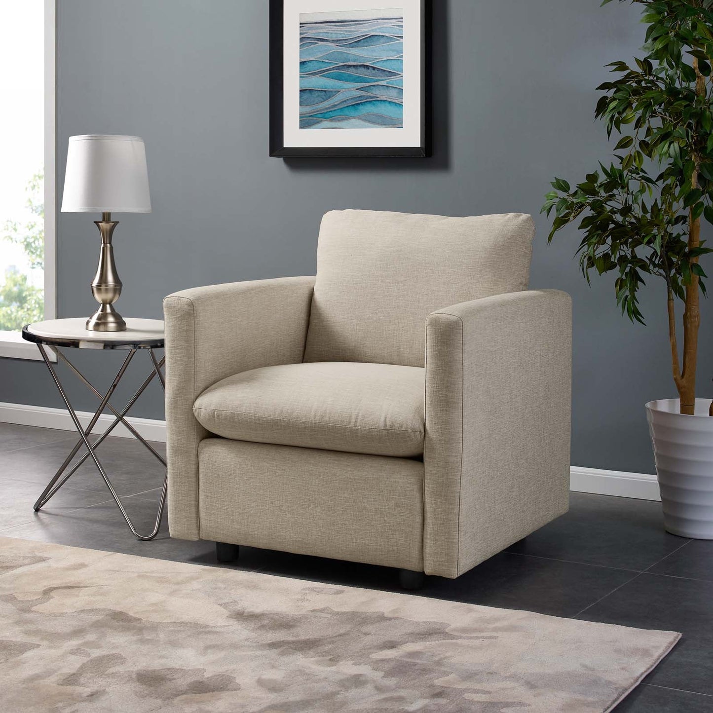 Keya Upholstered Armchair