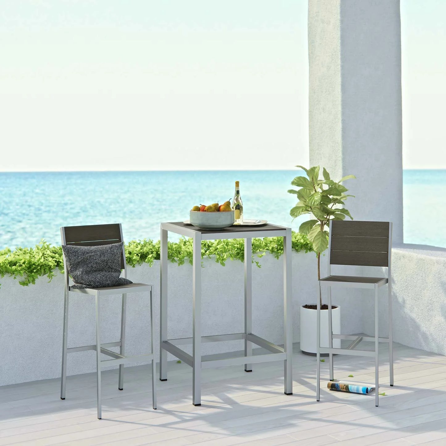 Dev 3 Piece High Outdoor Dining Set