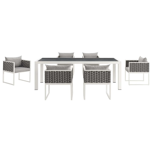 Vijoux 7 Piece Outdoor Dining Set