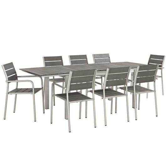 Dev 9 Piece High Outdoor Dining Set