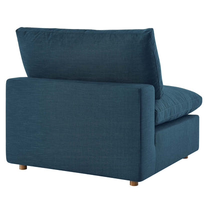 Tobi Overstuffed Upholstered Armless Chair
