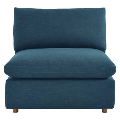 Tobi Overstuffed Upholstered Armless Chair