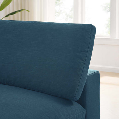 Tobi Overstuffed Upholstered Armless Chair