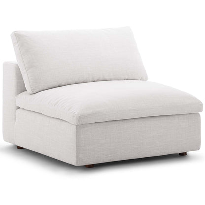 Tobi Overstuffed Upholstered Armless Chair
