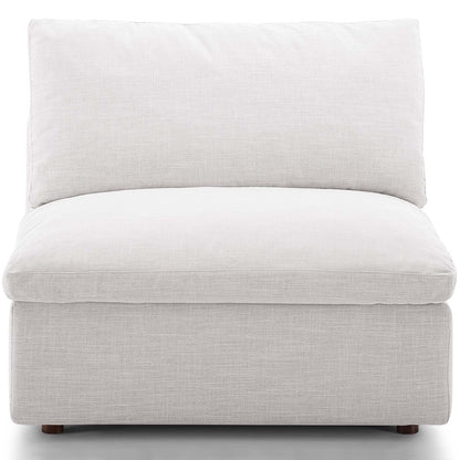 Tobi Overstuffed Upholstered Armless Chair