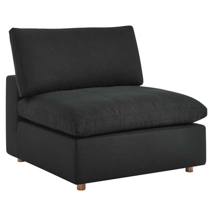 Tobi Overstuffed Upholstered Armless Chair