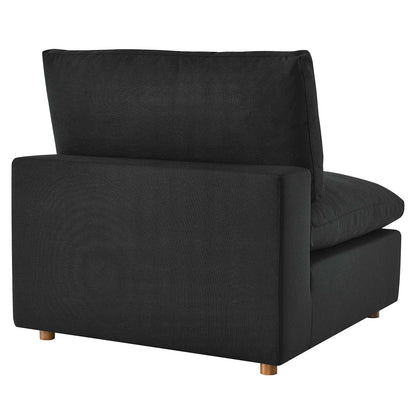 Tobi Overstuffed Upholstered Armless Chair
