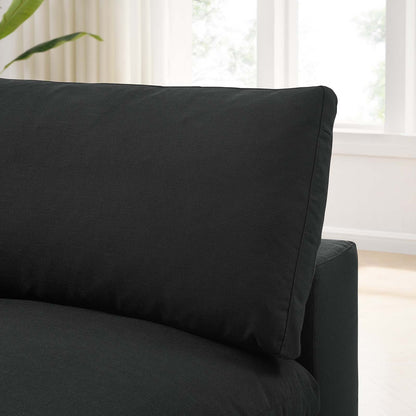 Tobi Overstuffed Upholstered Armless Chair