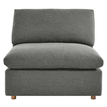 Tobi Overstuffed Upholstered Armless Chair