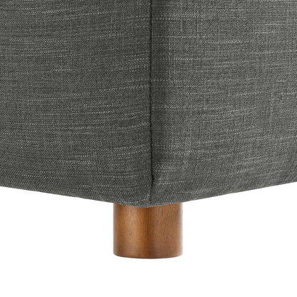 Tobi Overstuffed Upholstered Armless Chair