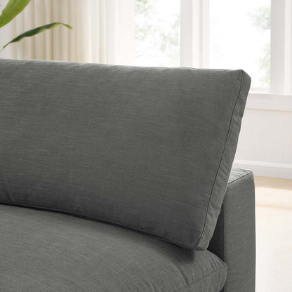 Tobi Overstuffed Upholstered Armless Chair