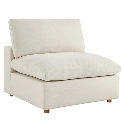 Tobi Overstuffed Upholstered Armless Chair