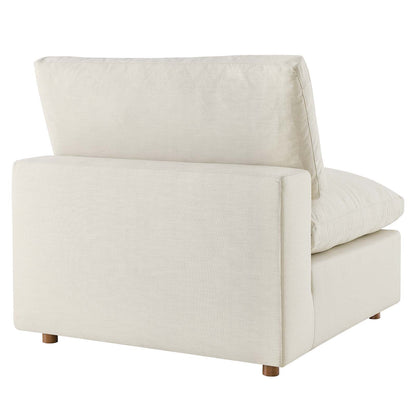 Tobi Overstuffed Upholstered Armless Chair