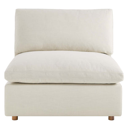 Tobi Overstuffed Upholstered Armless Chair