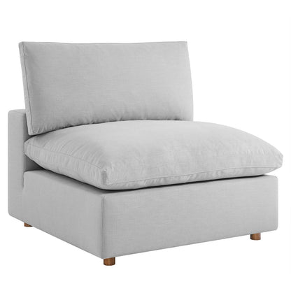 Tobi Overstuffed Upholstered Armless Chair