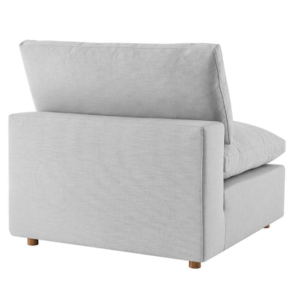 Tobi Overstuffed Upholstered Armless Chair