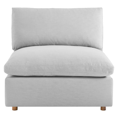 Tobi Overstuffed Upholstered Armless Chair