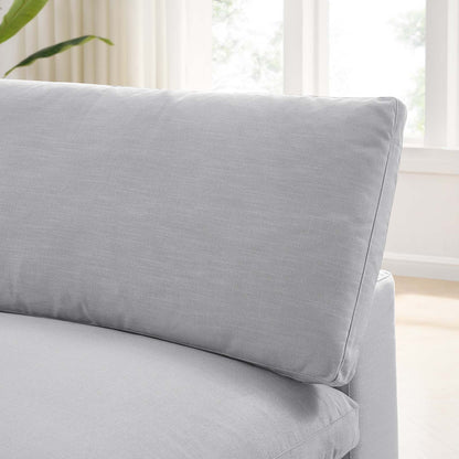 Tobi Overstuffed Upholstered Armless Chair