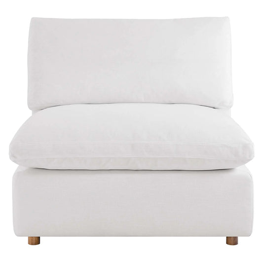 Tobi Overstuffed Upholstered Armless Chair