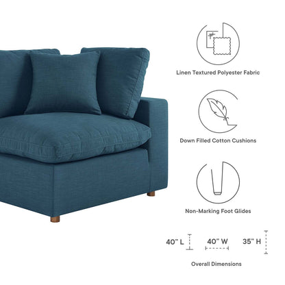 Tobi Overstuffed Upholstered Corner Chair