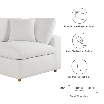 Tobi Overstuffed Upholstered Corner Chair