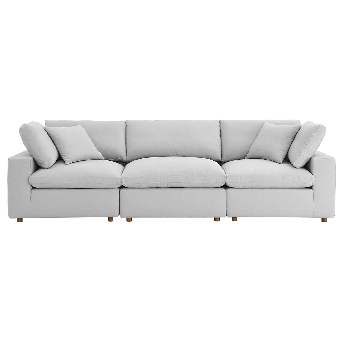 Commix Down Filled Overstuffed 3 Piece Sectional Sofa Set