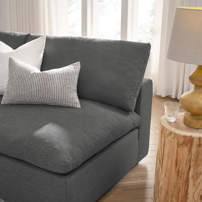 Tobi Overstuffed 5-Piece Armless Sectional