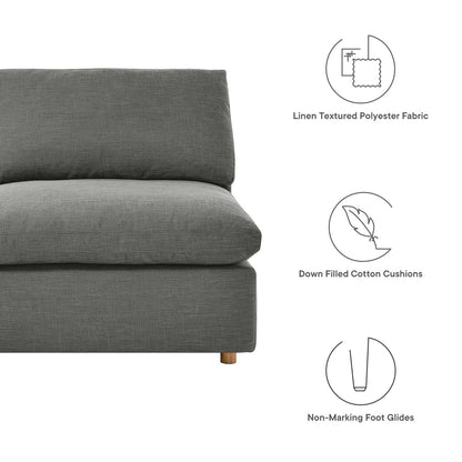 Tobi Overstuffed 5-Piece Armless Sectional