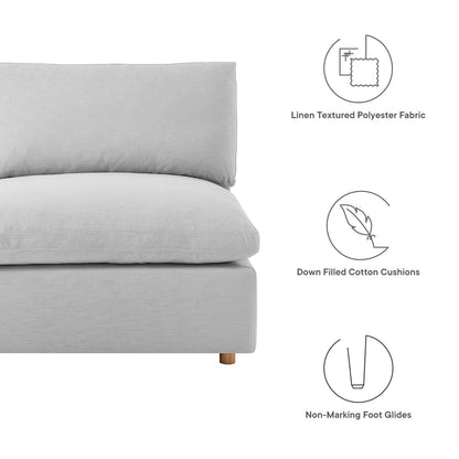 Tobi Overstuffed 5-Piece Armless Sectional