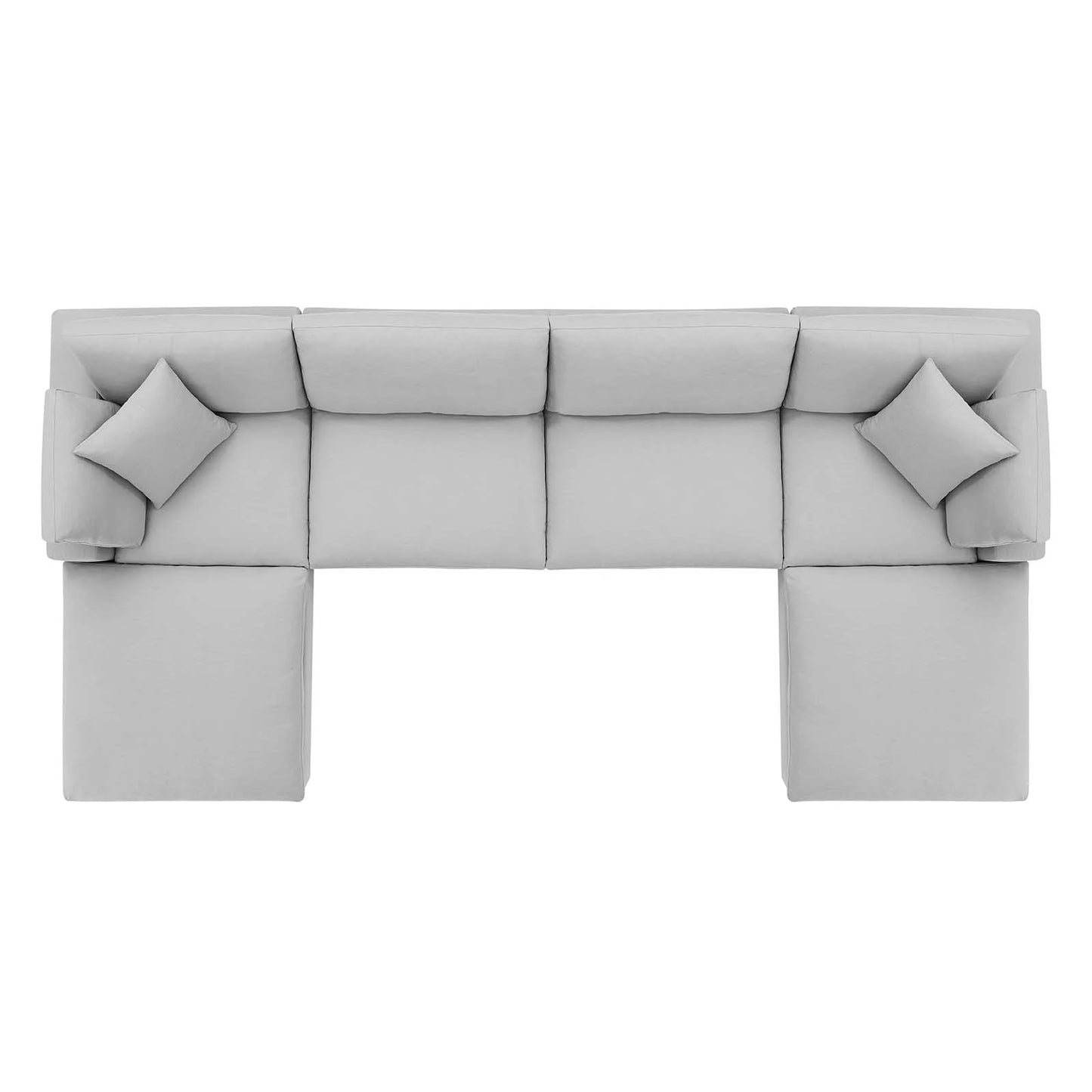 Commix Down Filled Overstuffed 6-Piece Sectional Sofa