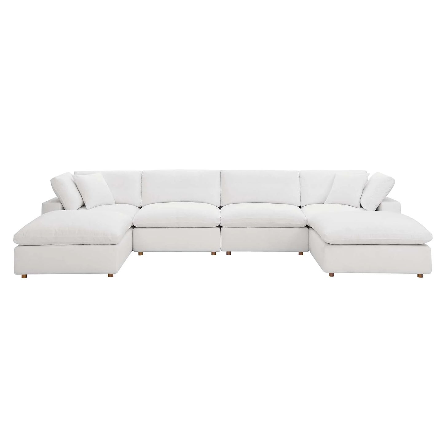 Commix Down Filled Overstuffed 6-Piece Sectional Sofa