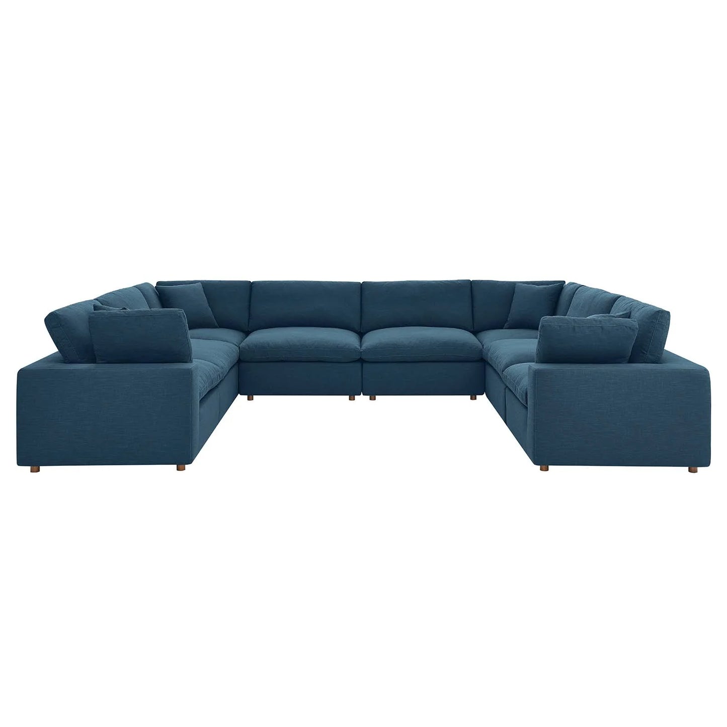 Commix Down Filled Overstuffed 8-Piece Sectional Sofa