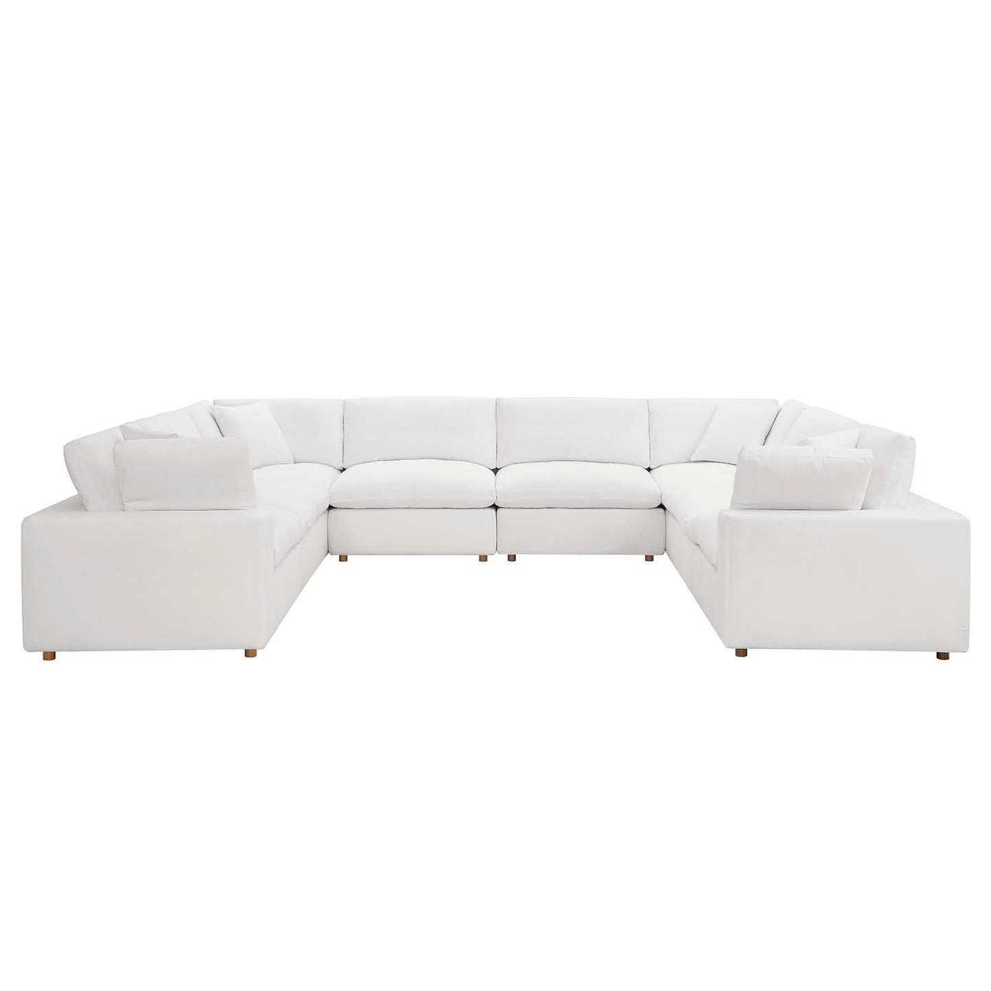 Commix Down Filled Overstuffed 8-Piece Sectional Sofa