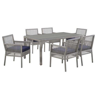 Ani 7 Piece Outdoor Rattan Dining Set