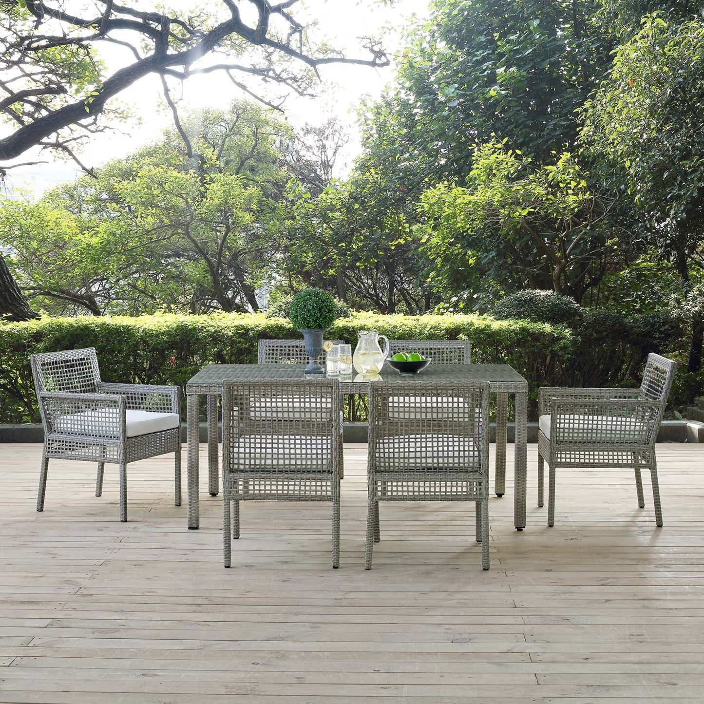 Ani 7 Piece Outdoor Rattan Dining Set