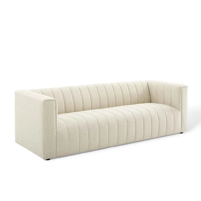 Kano Channel Tufted Upholstered Sofa