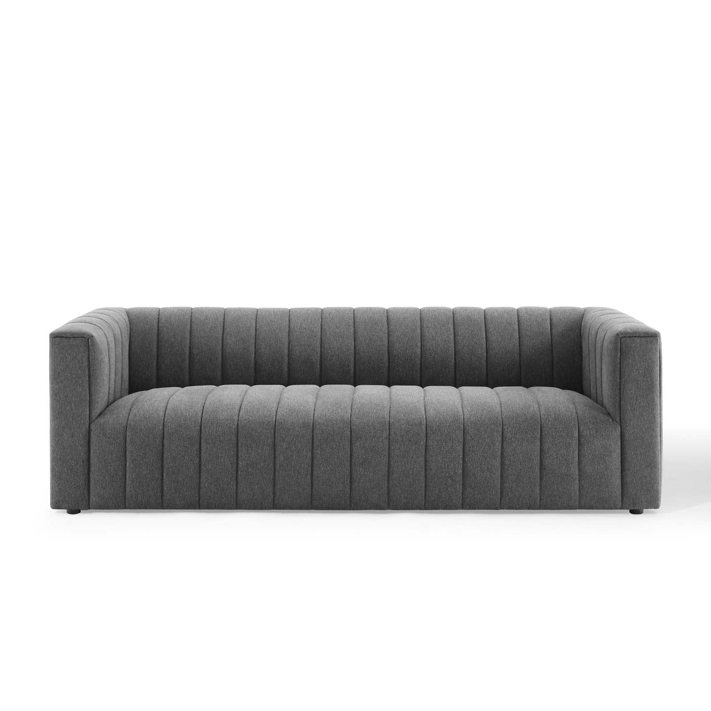 Priya Channel Tufted Upholstered Sofa