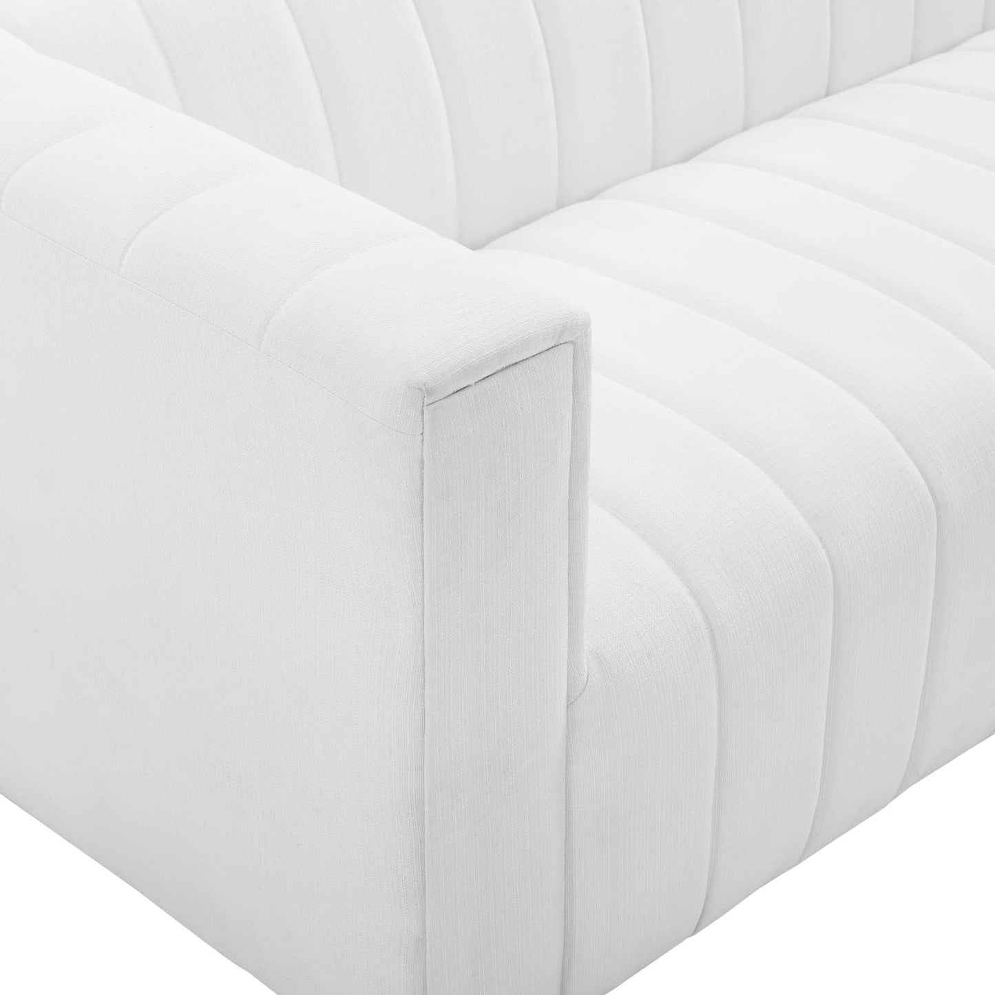 Priya Channel Tufted Upholstered Sofa