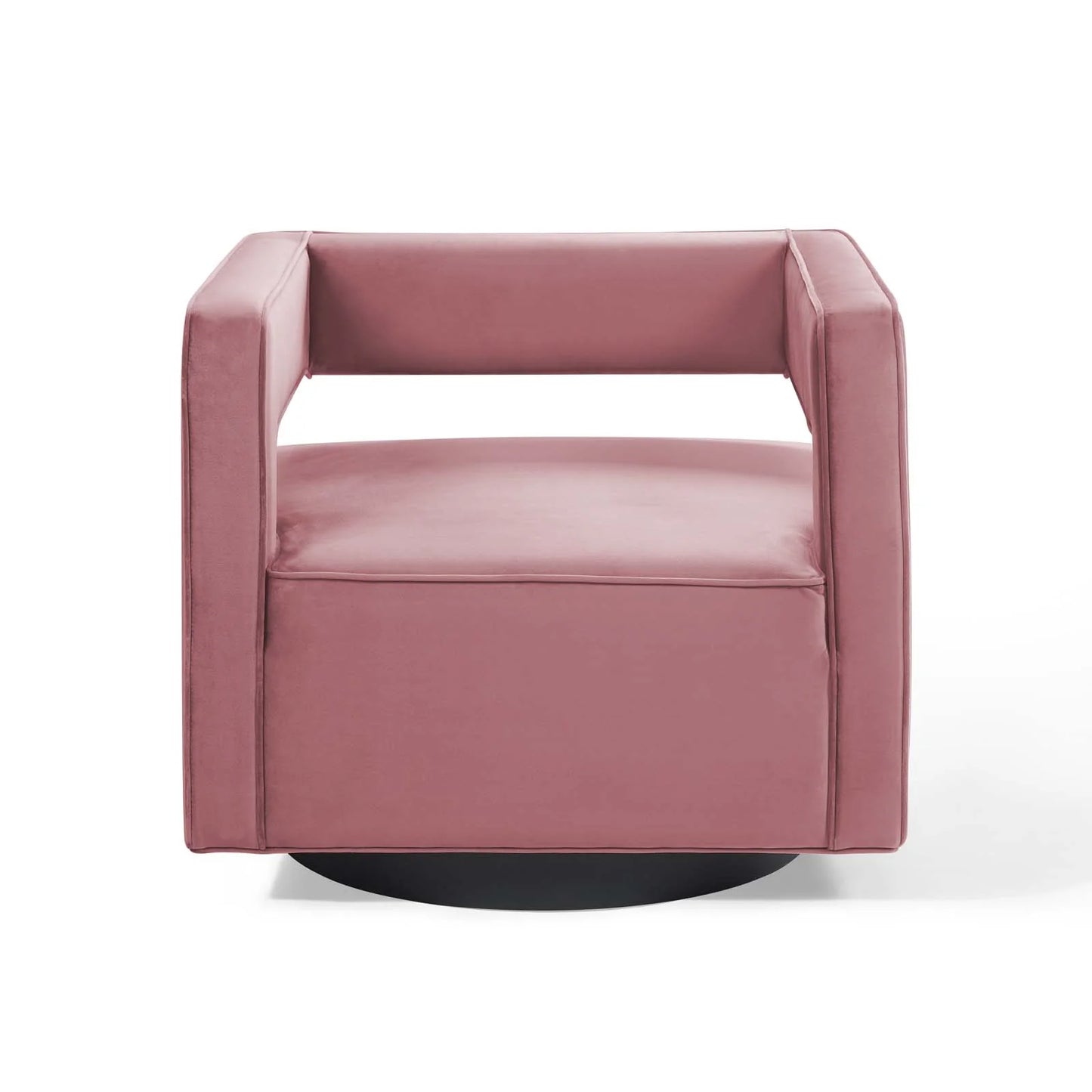 Mitch Velvet Swivel Armchair