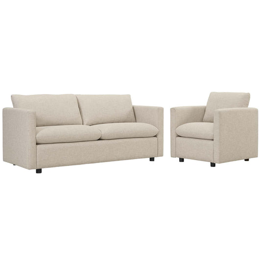 Keya Upholstered Living Set