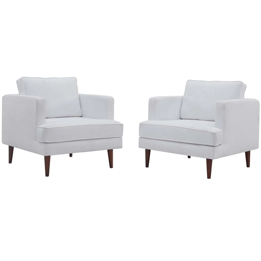 Kal Upholstered Armchair- Set of Two