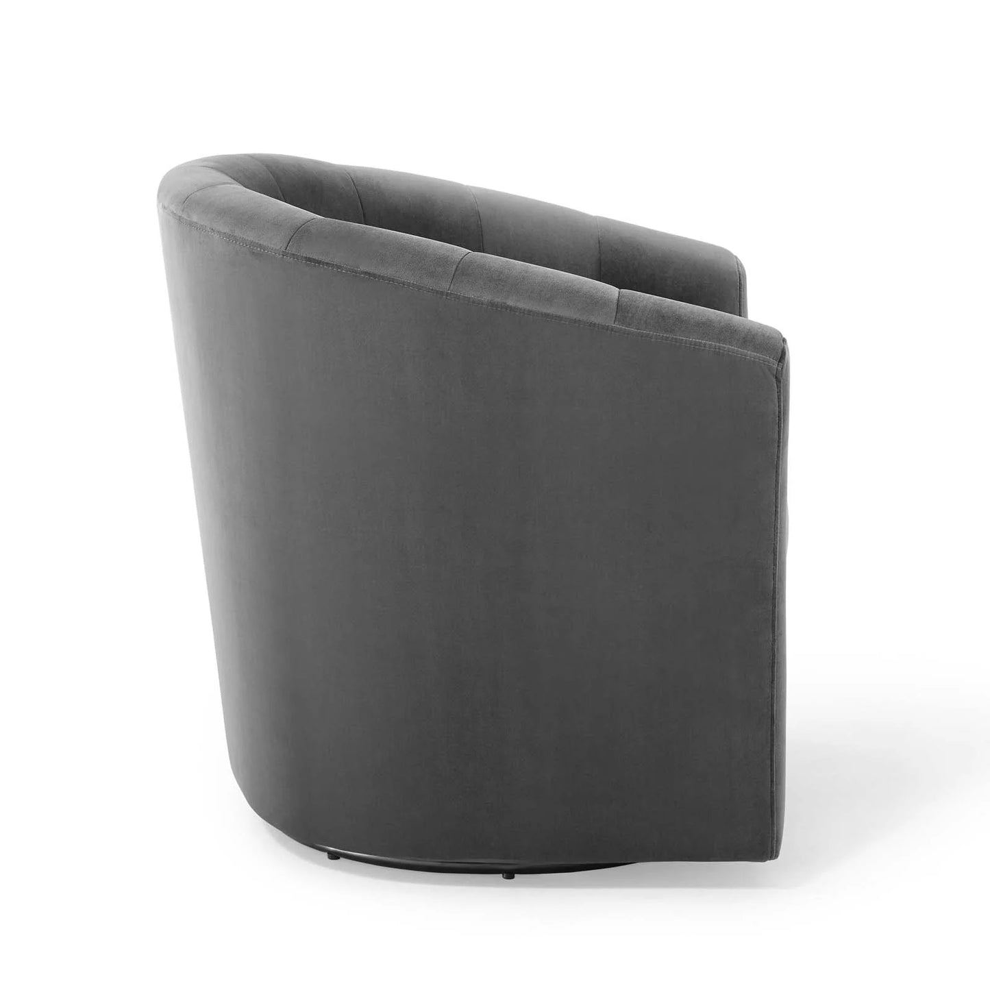 Sia Velvet Swivel Armchair