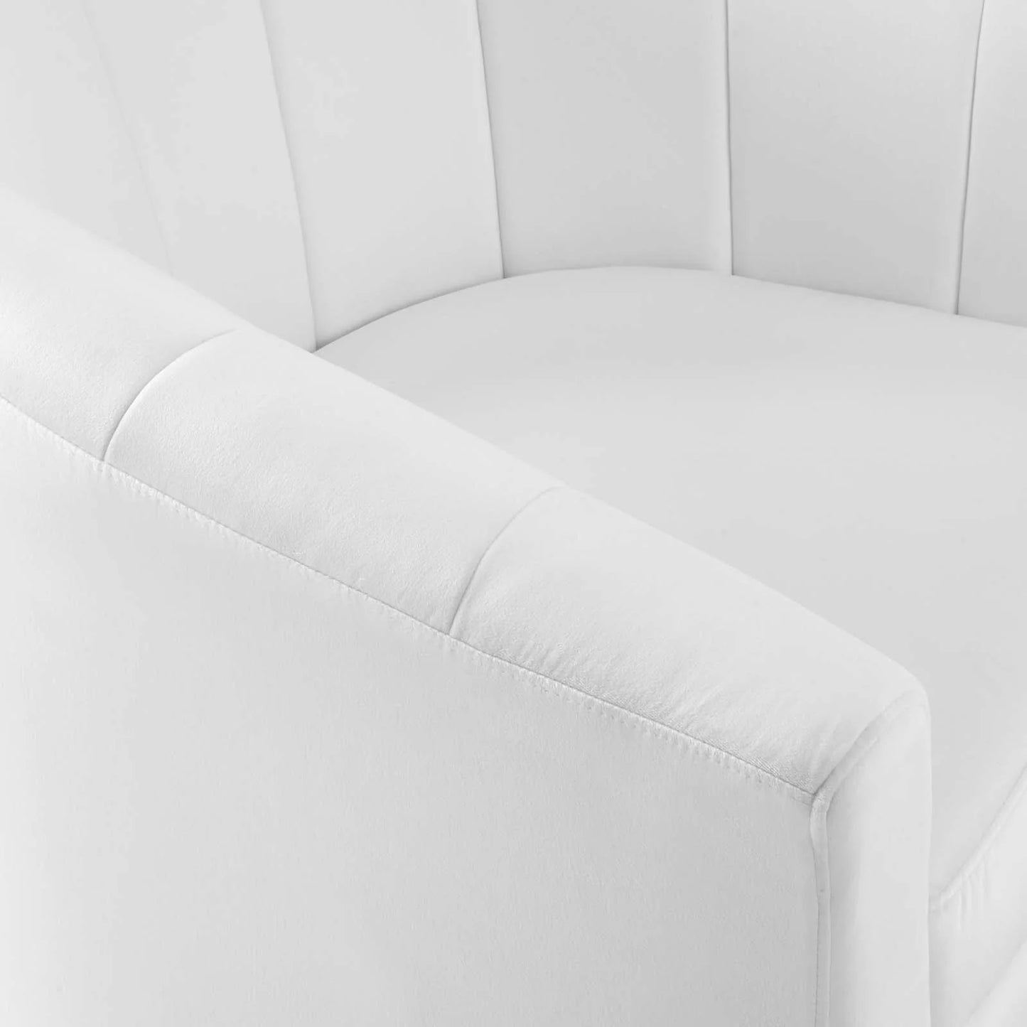 Sia Velvet Swivel Armchair