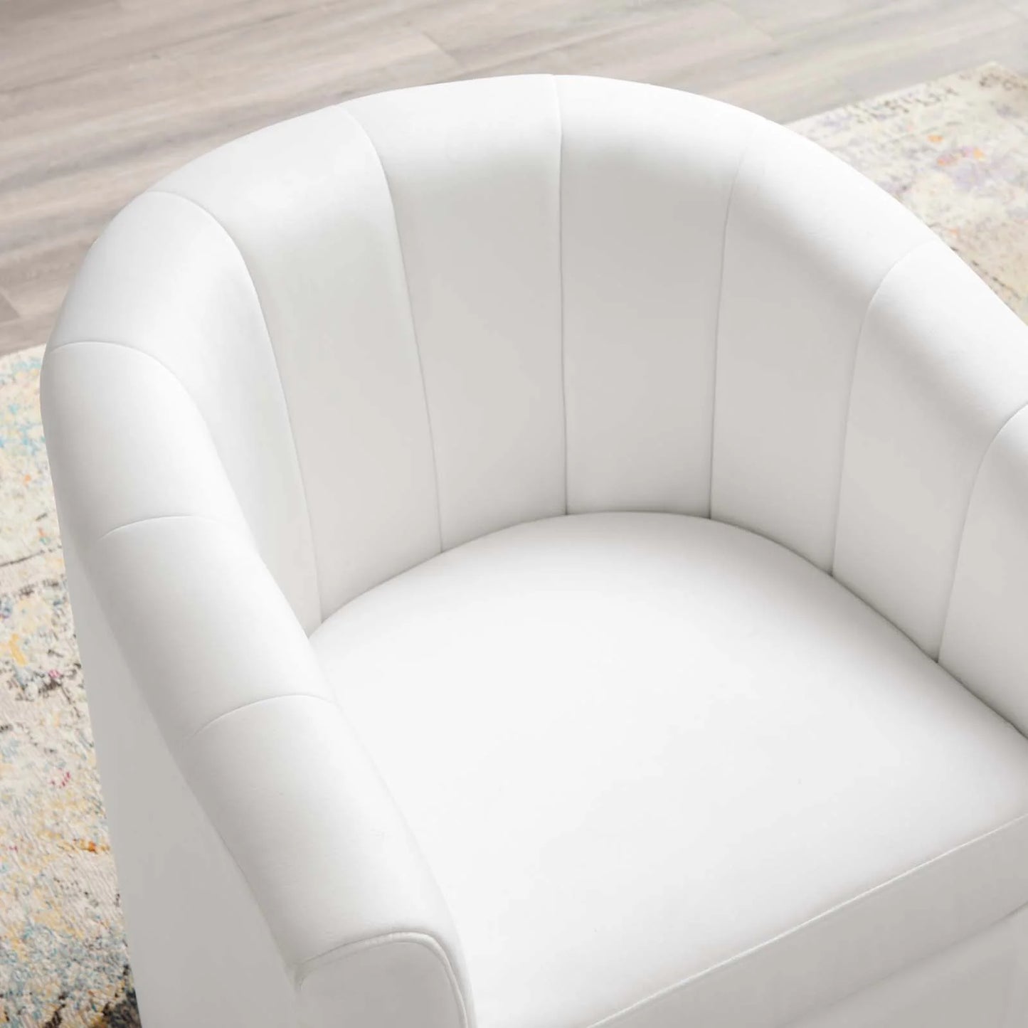 Sia Velvet Swivel Armchair