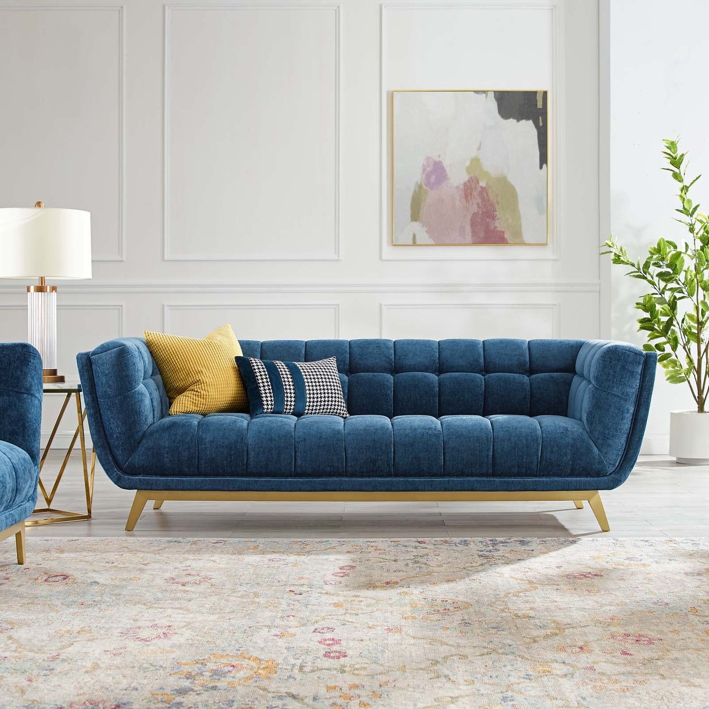 Damini Velvet Sofa