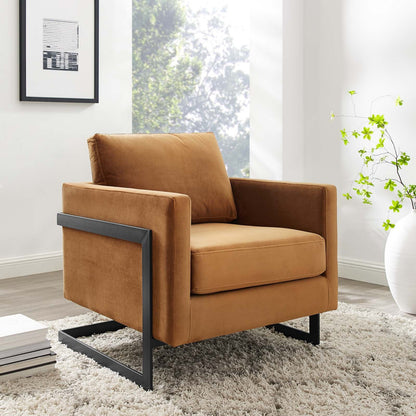 Nava Vegan Leather Accent Chair