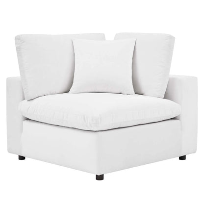 Tobi Overstuffed Velvet 8-Piece Sectional Sofa