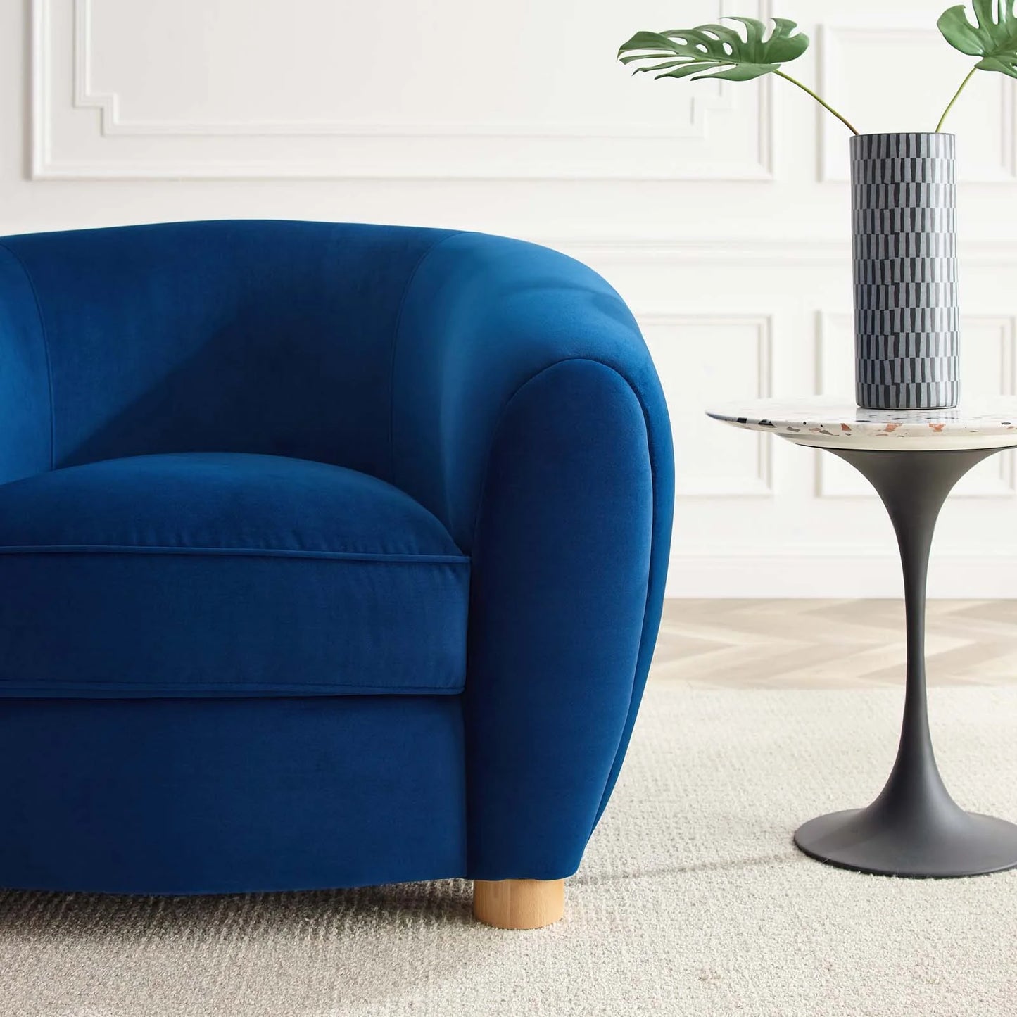 Krish Velvet Armchair