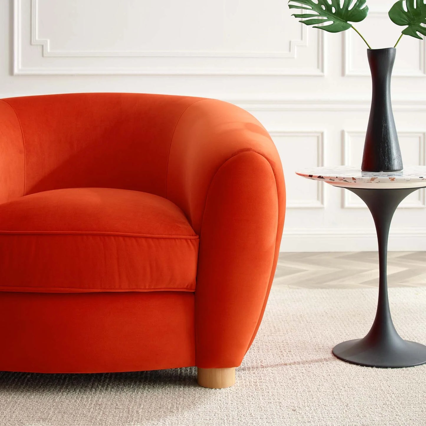 Krish Velvet Armchair