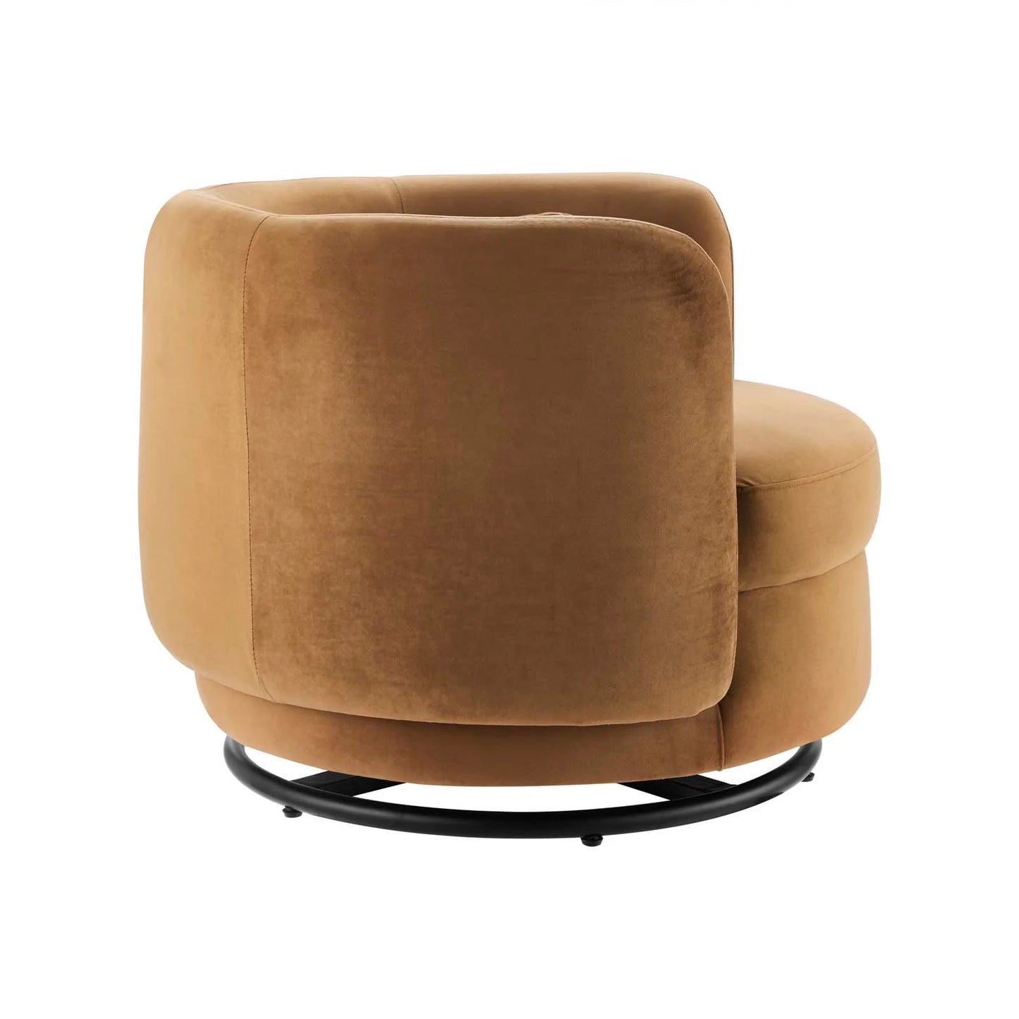 Zia Velvet Swivel Armchair